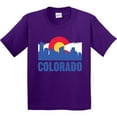 thumbnail image 3 of Inktastic Colorado Flag and Skyline Youth T-Shirt, 3 of 5