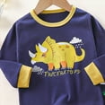 thumbnail image 5 of UAYOTSE Boys Pajamas Toddler Boys Long Sleeve Cotton Kids Sleepwear Sets,Sizes 1-2 Years, 5 of 6