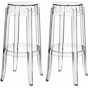 Flash Furniture Ghost Counter Stool, Ghost Swivel Bar Stools