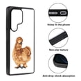 thumbnail image 2 of WIRESTER Shockproof Soft Rubber Cover Case for Samsung Galaxy S25 Ultra 6.8" 2025, Brown Silkie Chicken, 2 of 5