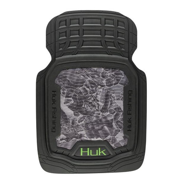 Huk C000117100299 Freshwater Cell Front Floor Mats, Gray & Green - One  Size - Pack of 2 