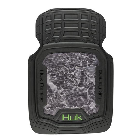 Huk C000117100299 Tapis de Sol avant Cellule d'Eau Douce & 44; Gris & Vert - Taille Unique - Pack de 2