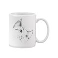 thumbnail image 2 of Kitten Face Sketch Mug - Image by Shutterstock, 2 of 4