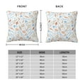 thumbnail image 4 of YFYANG Square Decorative Throw Pillow Case (Without Pillow Insert), Foliage Flower Design Bedroom Sofa Car Cushion Cover, 18"x18", 4 of 9