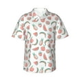 thumbnail image 2 of Picia Fruit Gentle Cotton Regular Fit Short Sleeve Casual Hawaiian Shirt for Men-Large, 2 of 9
