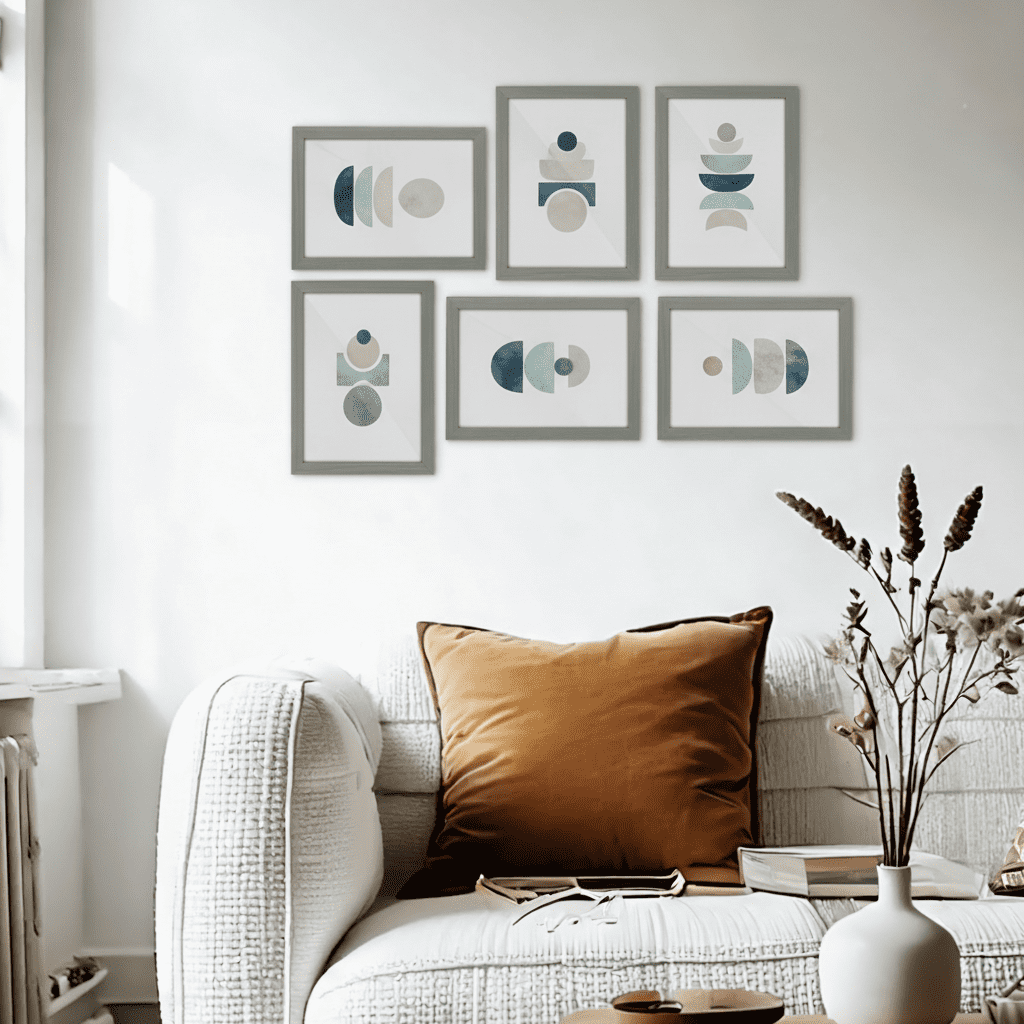 18 Pack 5x7 Picture Frames, Gray