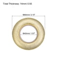 thumbnail image 2 of Unique Bargains 1-9/16'(40mm) Inner Dia. Plastic Curtain Grommets, Bright Golden, 48Pack, 2 of 5