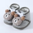 thumbnail image 2 of UngA Baby Shoes Infant Boots Winter Baby Girl Shoes Soft Sole Anti-Slip Toddler Snow Warm Prewalker Newborn Boots Grey,13, 2 of 2