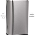 thumbnail image 3 of SHAR Brushed Stainless Steel Utensil Holder, Good Grips Stainless Steel Utensil Holder, Fingerprint Resistant Kitchen Utensil Holder, Removable Kitchen Utensil Crock, 3 of 5