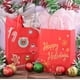 thumbnail image 5 of Bolsas de regalo Prime Line Packaging, tamaño pequeño, papel kraft rojo, 8 x 4 x 10 cm, paquete de 100, 5 of 9
