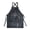 Black, variant on Women Men Jean Bib Apron for Cross Back Adjustable Strap Vintage Washed Denim Work Apron with Pockets for Hair Stylist B