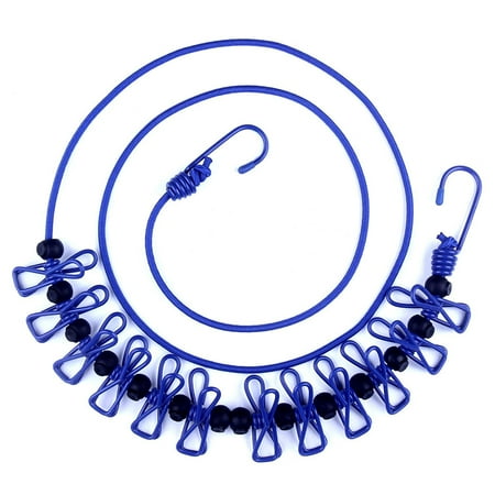 

Coolmade Portable Clothes Line with Clothespins 0.41 ft.