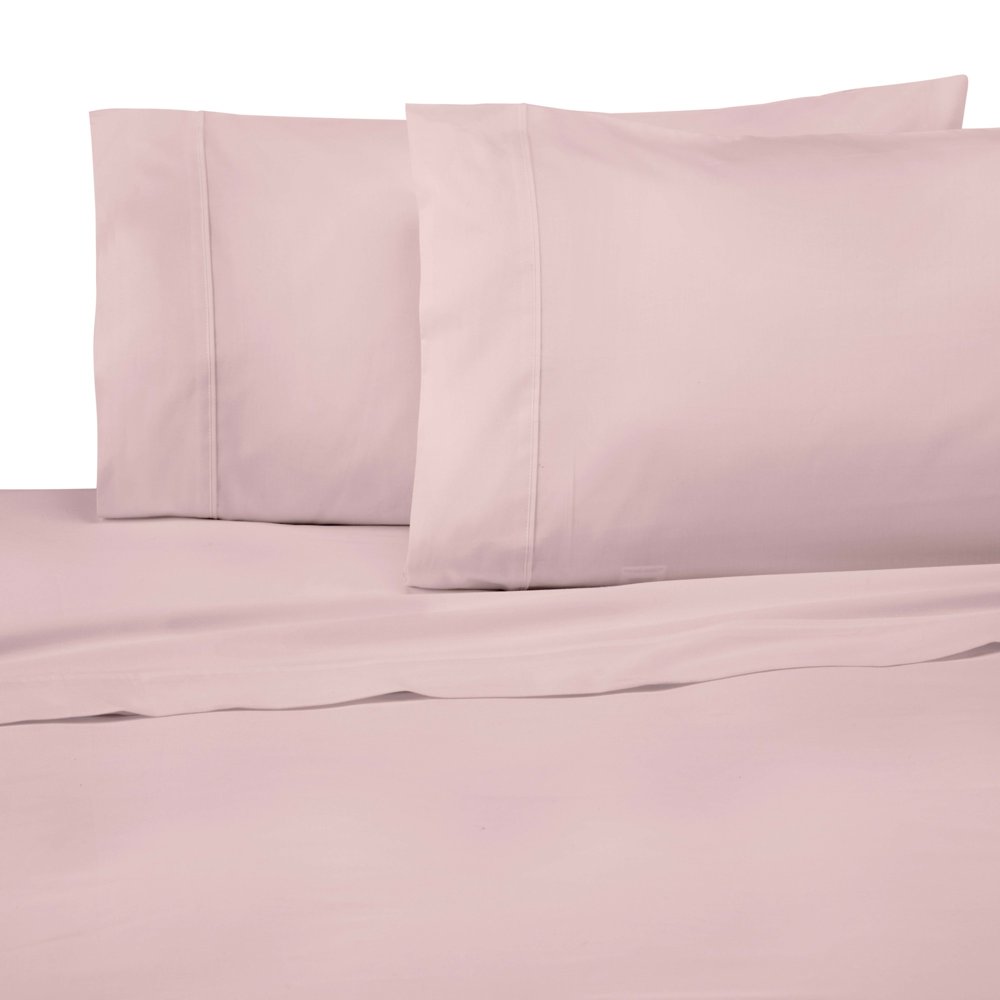 300 Thread Count Twin XL Light Rose Sheet Set
