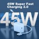 thumbnail image 2 of Cargador Auorld USB-C de carga rápida de 45 W para Samsung Galaxy, 2 of 4