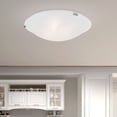 thumbnail image 5 of Livex Lighting Oasis Ceiling Mount in Brushed Nickel, 5 of 9