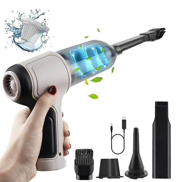 4in1 120w 9000pa Aspirador De Coche Inalámbrico Succión Ciclónica Hogar