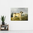 thumbnail image 2 of Chalon A Favourite Pug Dog Painting Extra Large Art Print Wall Mural Poster Premium XL, 2 of 3