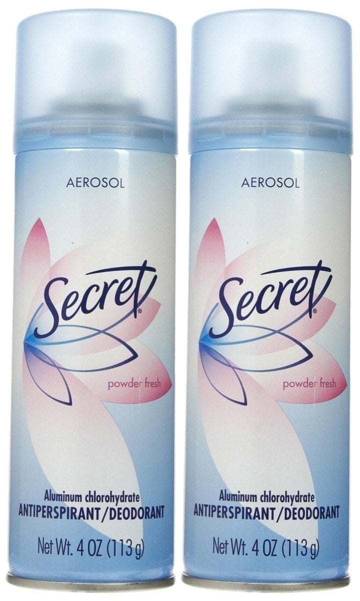 Secret AntiPerspirant Deodorant Spray Powder Fresh 4 Oz, 2 Pack