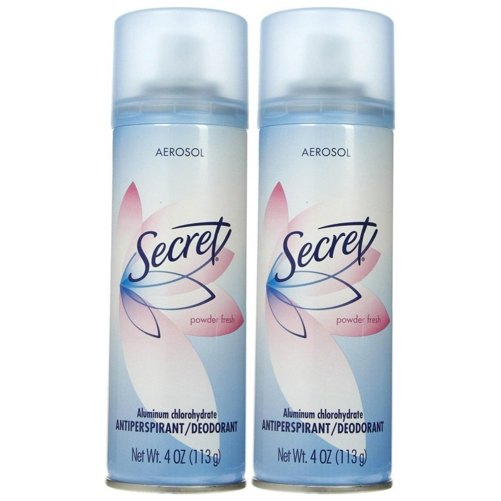 Secret AntiPerspirant Deodorant Spray Powder Fresh 4 Oz, 2 Pack