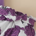 thumbnail image 4 of TOWED22 Newborn Baby Girl Clothes Daisy Print Fly Sleeve Romper Ruffle Bloomer Shorts Headband Set Infant Summer Outfits Purple,12-18 M, 4 of 6