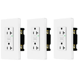 LGL 10 Pack 20Amp 125V GFCI Outlets - Self-Test, Tamper & Weather Resistant, LED Indicators, End-of-Life Alarm, UL Listed