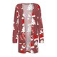 thumbnail image 4 of Camiseta de manga larga para mujer a la moda, cárdigan de Navidad con frente abierto de otoño, prendas de vestir exteriores holgadas, blusa estampada, abrigo, Tops Fridja BV0+4755, 4 of 5