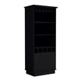 thumbnail image 1 of Pemberly Row Modern / Contemporary Bar Cabinet Black Engineered Wood, 1 of 6