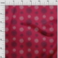 thumbnail image 2 of oneOone Cotton Flex Fabric Spiral & Floral Block Printed Craft Fabric BTY 40 Inch Wide, 2 of 4