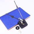 thumbnail image 4 of Paquete de 2 Movimientos de Mecanismo de Reloj de Reparación de Accesorios de Agujas Grandes Sunnimix eje largo movimiento reloj de pared, 4 of 8