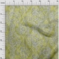 thumbnail image 3 of oneOone Rayon Lime Green Fabric Asian Sewing Material Print Fabric By The Yard 56 Inch Wide, 3 of 4