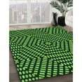 thumbnail image 3 of Ahgly Company Machine Washable Indoor Rectangle Transitional Night Black Area Rugs, 5' x 8', 3 of 7