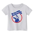 thumbnail image 4 of XDZJLR T-Shirt pour Filles Imprimé Coloré Carnaval Col Rond Manches Courtes 6-7 Ans, 4 of 4