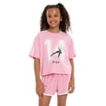 thumbnail image 2 of Ghost-Spider Girls Active Graphic Jersey with Short Sleeves, Sizes 4-12, 2 of 6