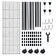 thumbnail image 3 of Shelving Simple Deluxe, resistente, 6 estantes, 180 x 35 x 182 cm, color negro, 3 of 8