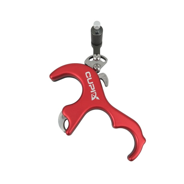 Wosthever Equipo de tiro con Sturdy C1 Compuesto de lanzamiento de Suministros para exteriores de tres dedos Piezas de arcos de alta sensibilidad tiro y tiro con Rojo Wosthever OD011029-02