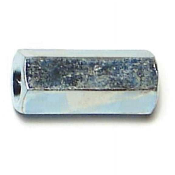 #10-24 x 3/4" Zinc Plated Steel Coarse Thread Rod Coupling Nuts CPLNT-085
