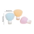 thumbnail image 3 of 3 pcs Silicone Travel Bottles, 2 oz Portable and Reusable Travel Bottles for Toiletries, Leak Proof Squeezable Travel Toiletry Bottles Travel Lotion Container, 3 of 7