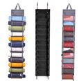 thumbnail image 3 of Wosthever Bolsa de almacenamiento colgante para dormitorio, armario, ropa, camisetas, faldas, bolsa, bolsillo plegable portátil de viaje Almacenamiento y organización del hogar Negro Wosthever HA065147-01, 3 of 6
