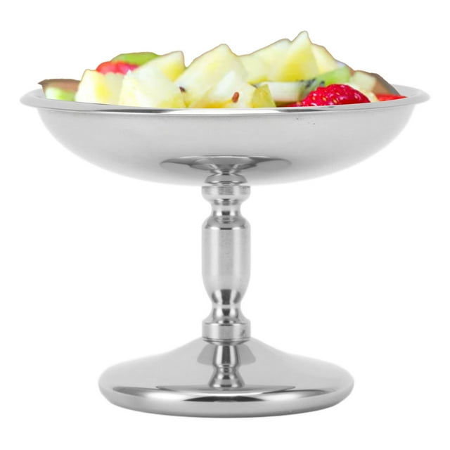 Ice Cream Cup Bowl, Decorative Prevent Food Contamination Retro Durable Compact Shiny 304 Stainless Steel Ice Cream Cup Multipurpose For Kitchen For Pudding