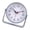 Dark Gray, variant on Retro Desk Clock with Quiet Mechanism Metal Finish for Sophisticated Decoration Suitable for Living Room Bedroom Office