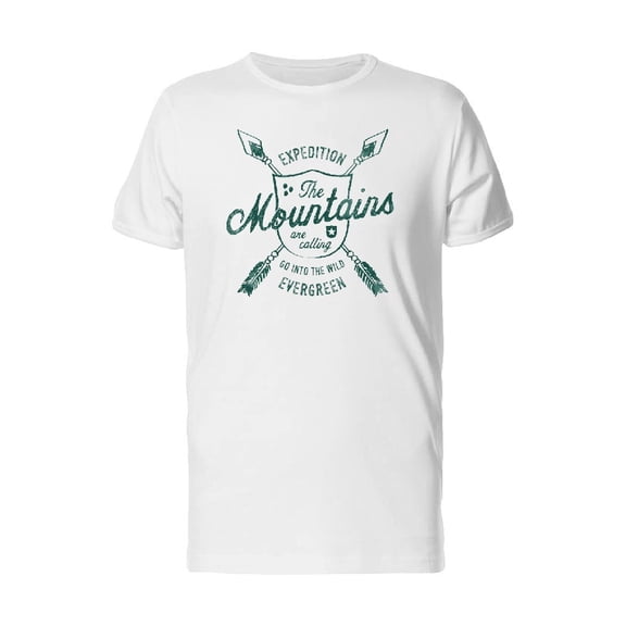 Expedition Mountains Are Calling Tee Men's -Image by Shutterstock