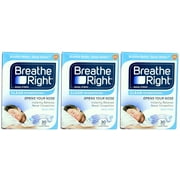 Breathe Right Nasal Strips Clear Large - 30 Ea 3 Pack