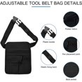 thumbnail image 1 of ziyahi Sac Banane avec Ceinture Réglable Compact et Résistant à l'Usure Facile à Nettoyer Taille Réglable Restaurant, 1 of 3