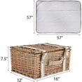 thumbnail image 3 of Juego de Canasta de Picnic G GOOD GAIN de Mimbre para 2 personas con Bolsa Térmica, 3 of 7