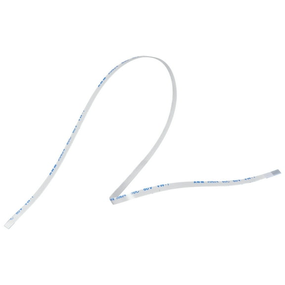 Uxcell 11.81'' 5 Pins FFC FPC Flat Flexible Cable (A Type) for LCD Laptop Plastic White 5pcs