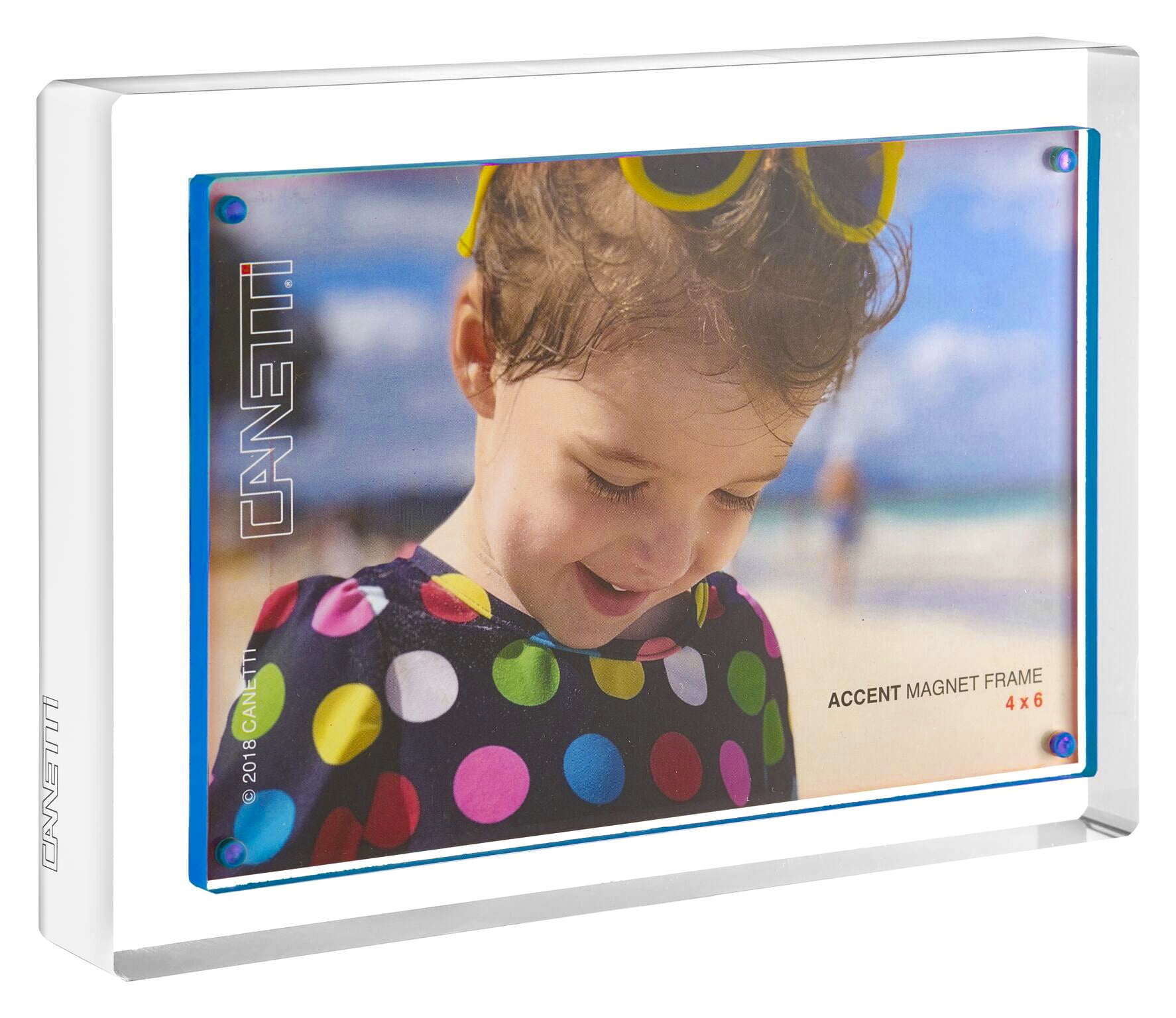 Color Edge Magnet Frame by Canetti-Graphite-5x7 inch