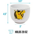 thumbnail image 5 of Pokemon 828005 Pikachu Ramen Bowl with Chopsticks, 5 of 10