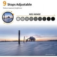 thumbnail image 4 of K&F CONCEPT 58mm Putter Variable ND Filter ND2-ND400 (1-9 Stops) 28 Multi-Layer Coatings Import AGC Glass Adjustable Neutral Density Filter for Camera Lens (Nano-x Series), 4 of 9