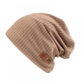 thumbnail image 1 of Men Oversized Slouch Beanie Large Skullcap Knit Hat, 1 of 3