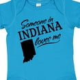 thumbnail image 4 of Inktastic Someone in Indiana Loves Me Boys or Girls Baby Bodysuit, 4 of 5